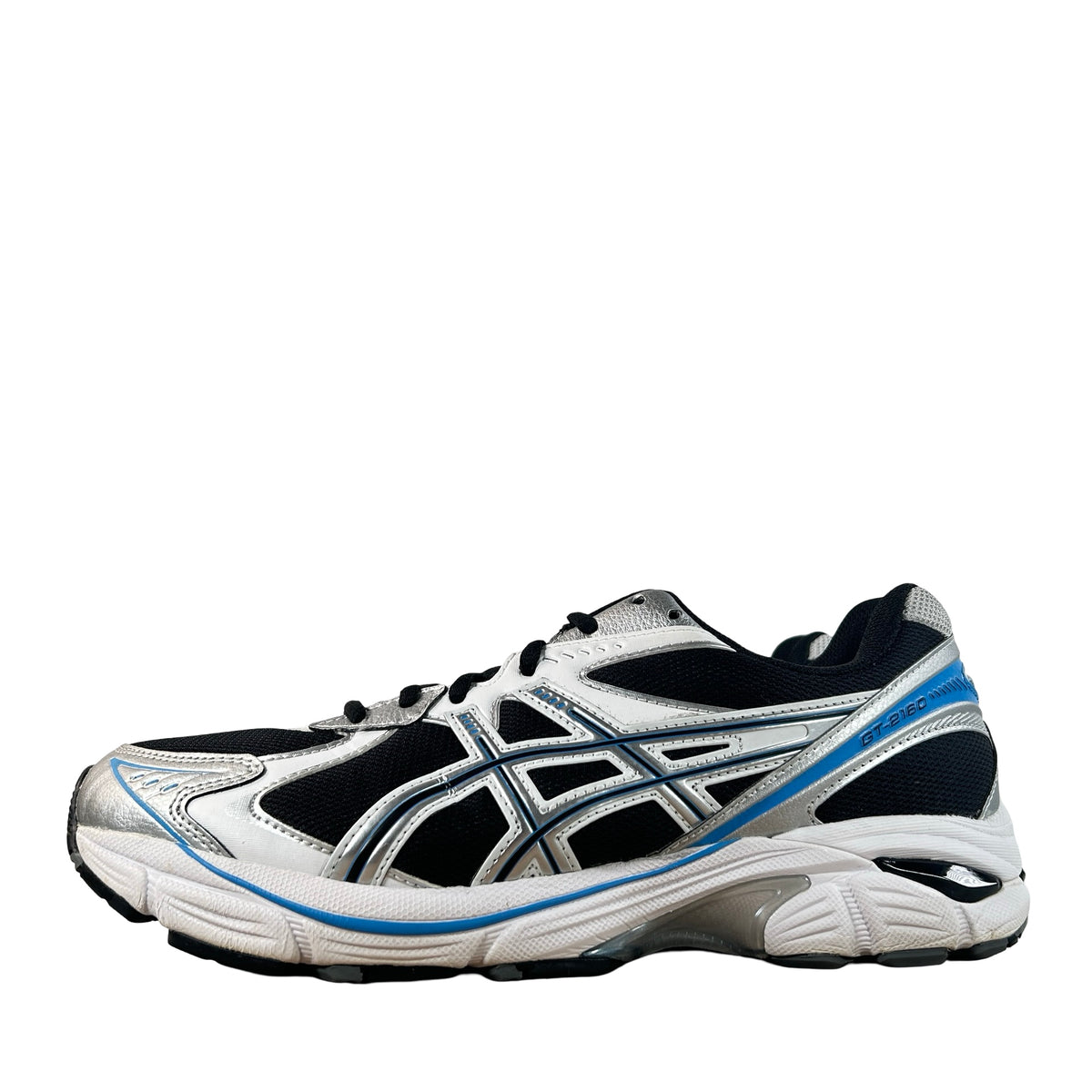 1203A320 004 ASICS GT-2160 Black Pure Silver Bright Blue [USED] - 10 M (Used)