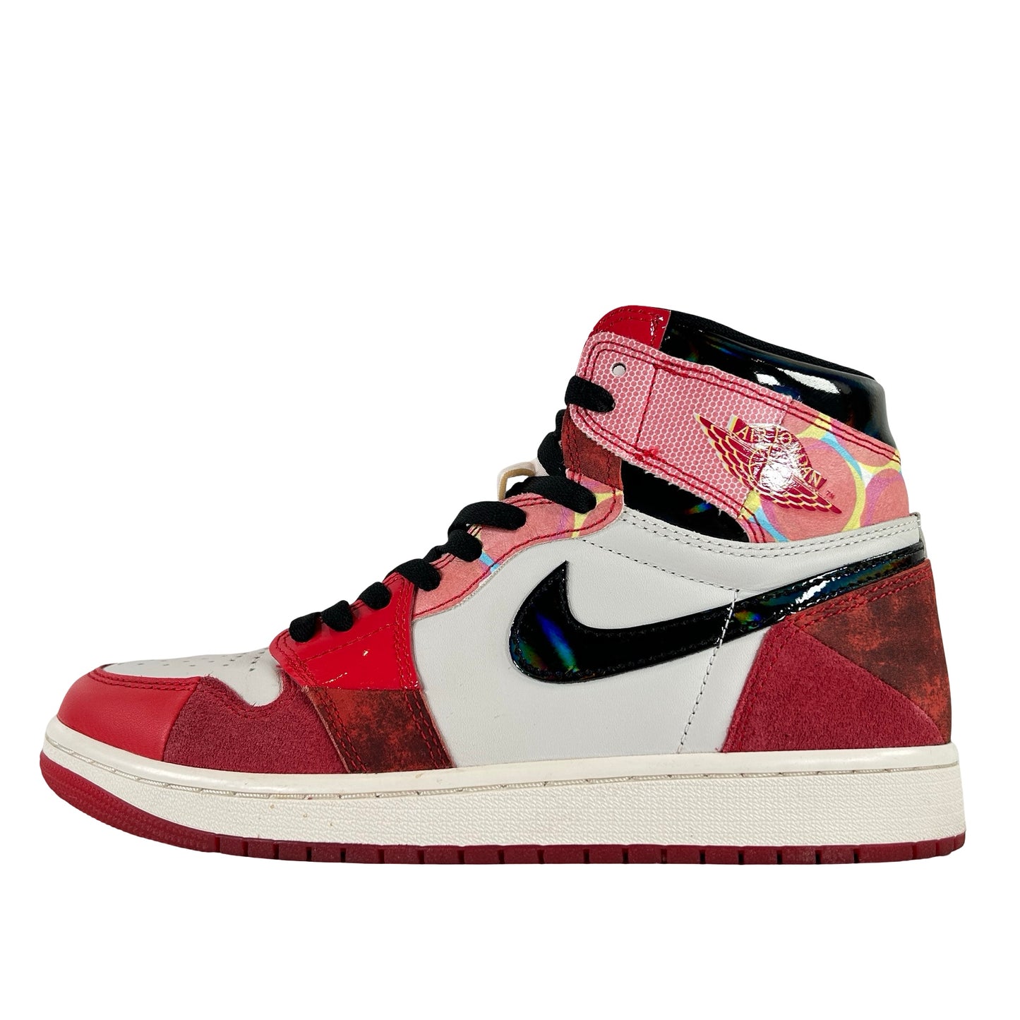 DV1748 601 Jordan 1 Retro High OG Spider-Man Across the Spider-Verse [USED] - 9 M (Used)