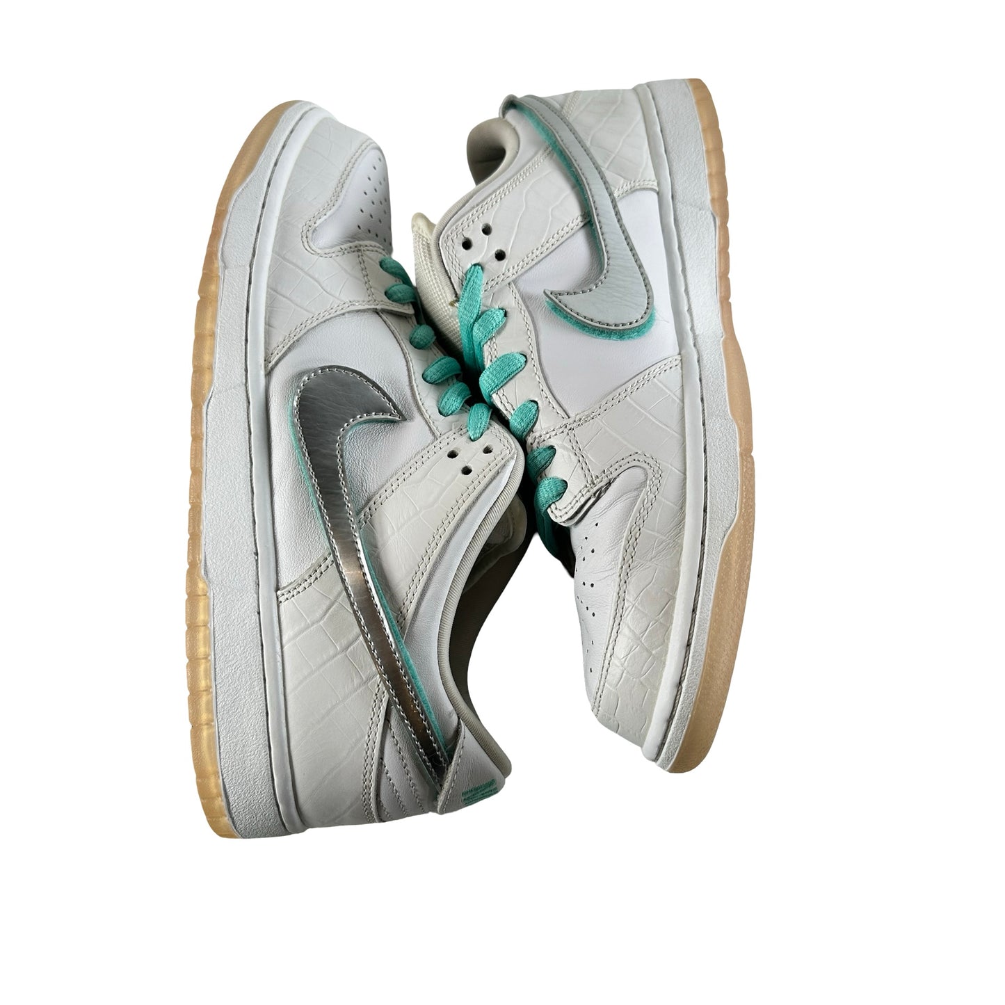 BV1310 100 Nike SB Dunk Low Diamond Supply Co. White Diamond [USED] - 9.5 M (Used) (No Box)