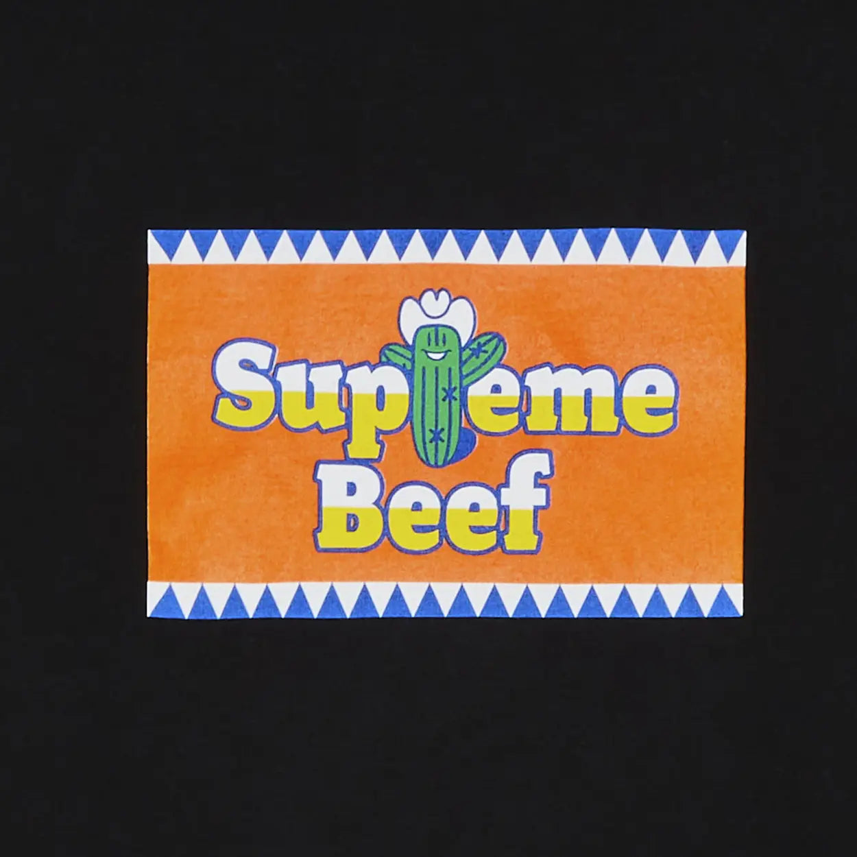 Supreme Beef Tee Black [USED] - M (Used)
