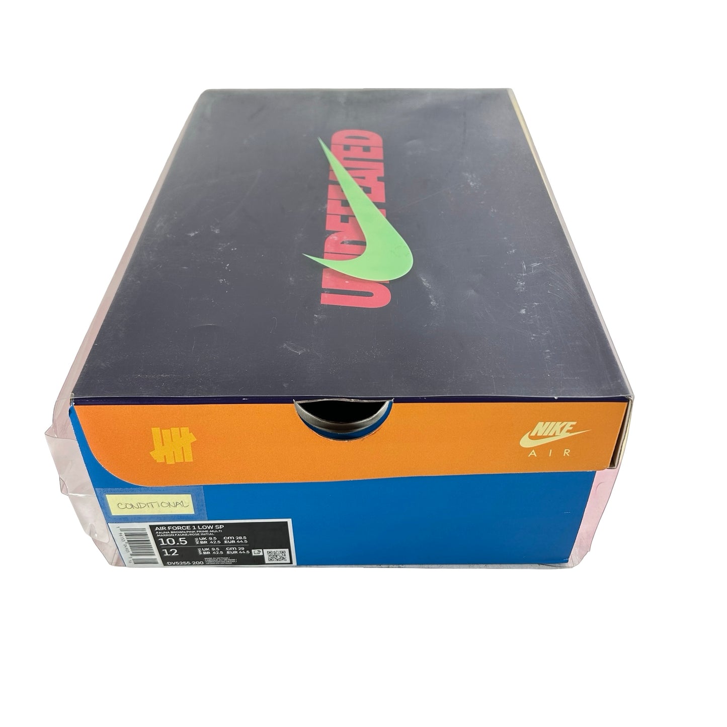 DV5255 200 Nike Air Force 1 Low SP Undefeated Multi Pink [CONDITIONAL] - 10.5 M (Glue Stains Inner Left Foot)