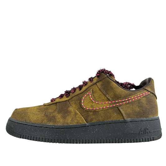 IO4474 300 Nike Air Force 1 Low '07 QS Boucle Desert Moss Fierce Pink [USED] - 12 M (Used)