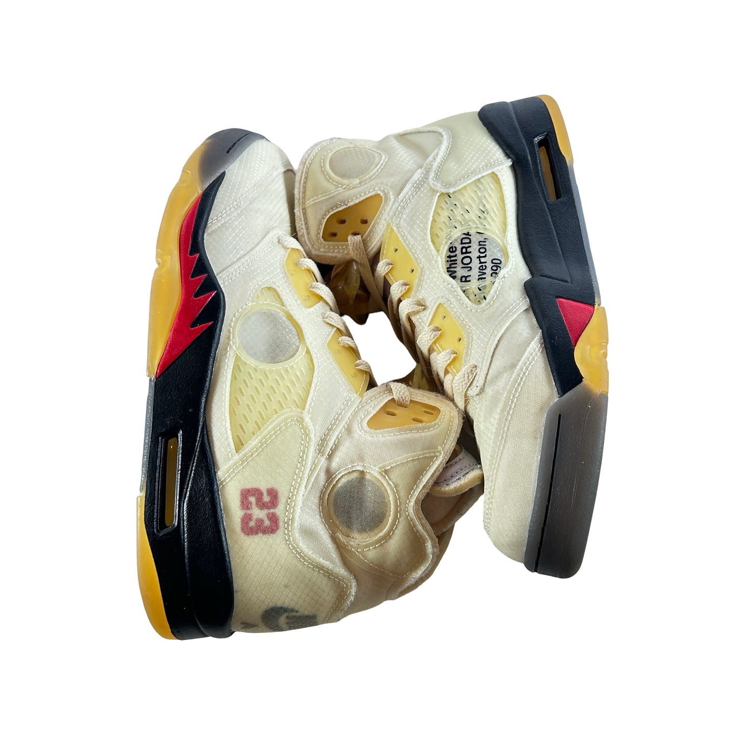 DH8565 100 Jordan 5 Off-White Sail [USED] - 9.5 M (Used4)