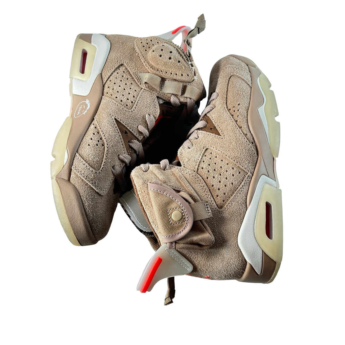 DH0690 200 Jordan 6 Retro Travis Scott British Khaki [USED] - 4.5 M (Used)