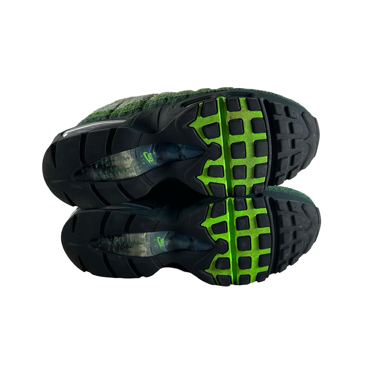IQ3986 300 Nike Air Max 95 Big Bubble Ducks of a Feather Oregon Ducks The Woods [USED] - 9 M (Used2)