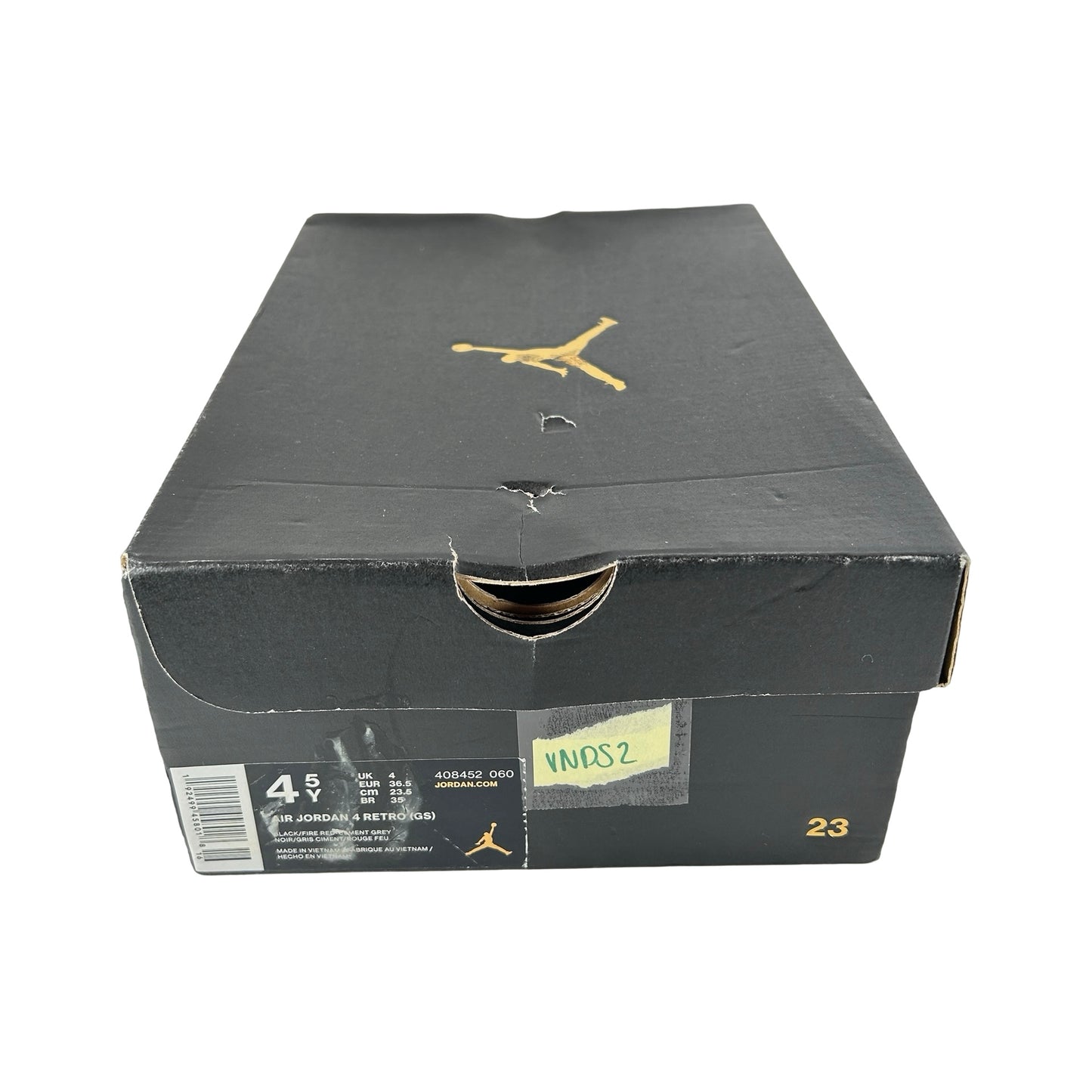 408452 060 Jordan 4 Retro Bred (2019) (GS) [USED] - 4.5 Y (VNDS2)