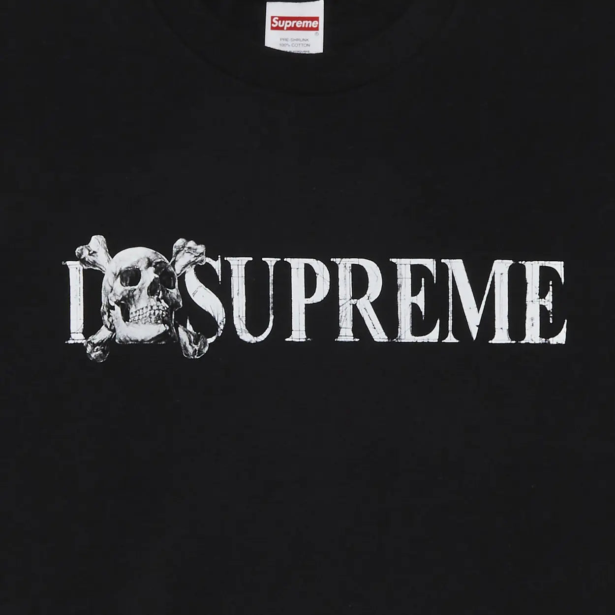 Supreme Skull Tee 'Black' [USED] - M (Used)