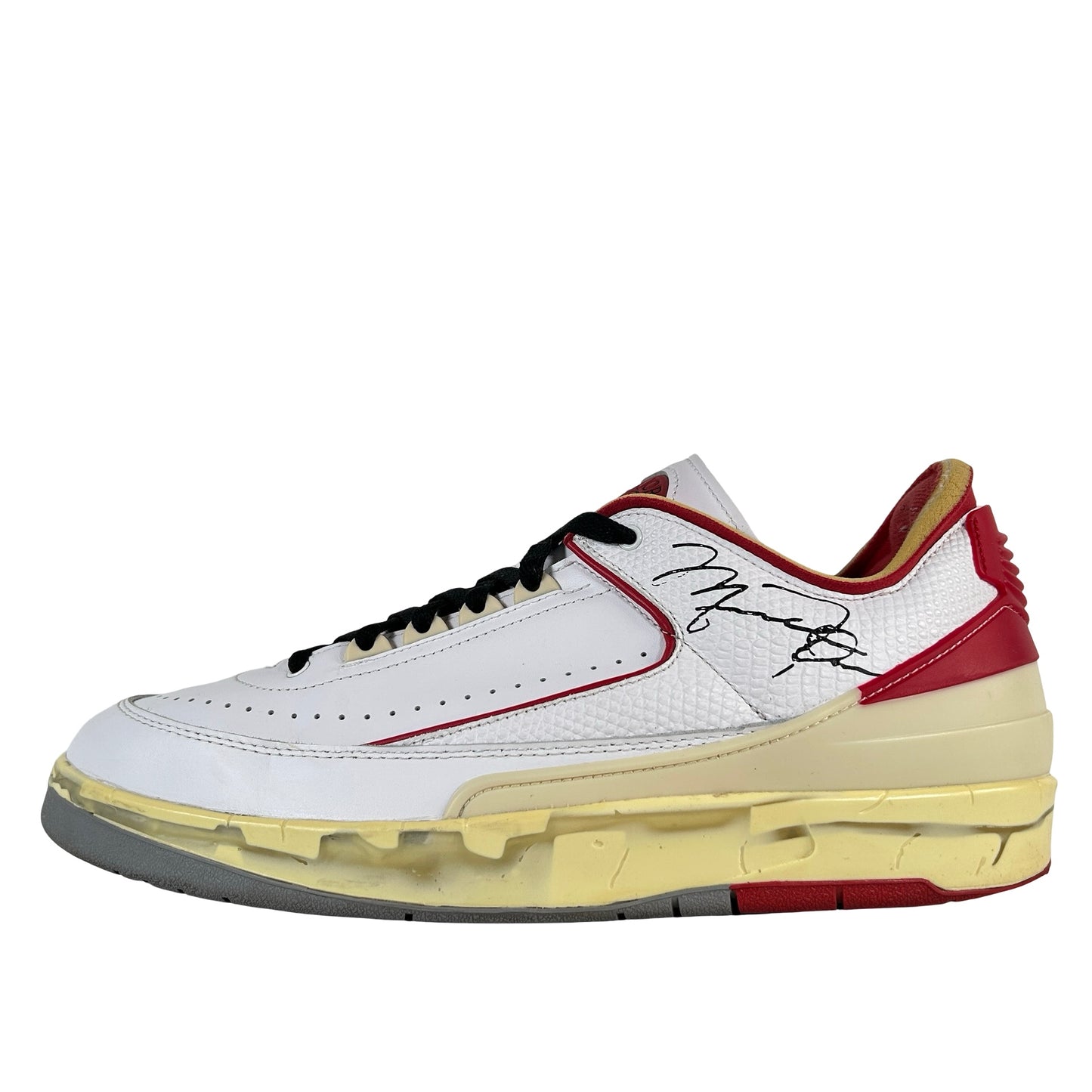 DJ4375 106 Jordan 2 Retro Low SP Off-White White Red [USED] - 12 M (Used5)
