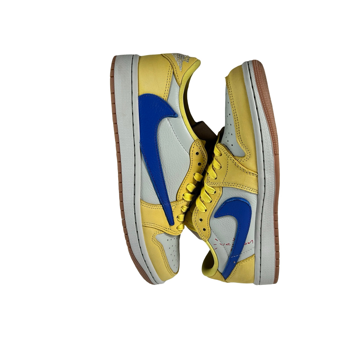 DZ4137 700 Jordan 1 Retro Low OG SP Travis Scott Canary (Women's) [USED] - 9 W (Used6)