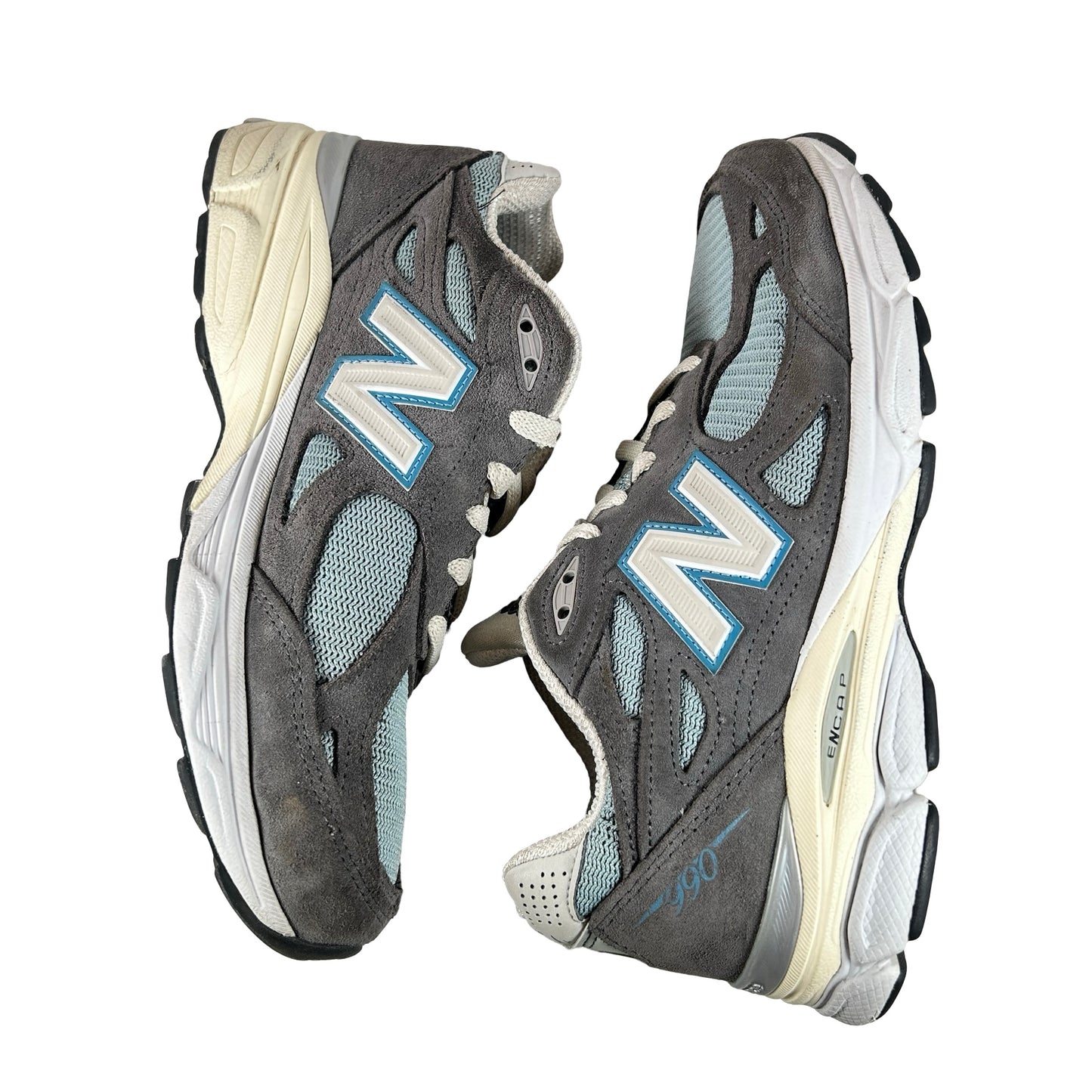 M990KS3 New Balance 990v3 MiUSA Kith Steel Blue [USED] - 6 M (Used)