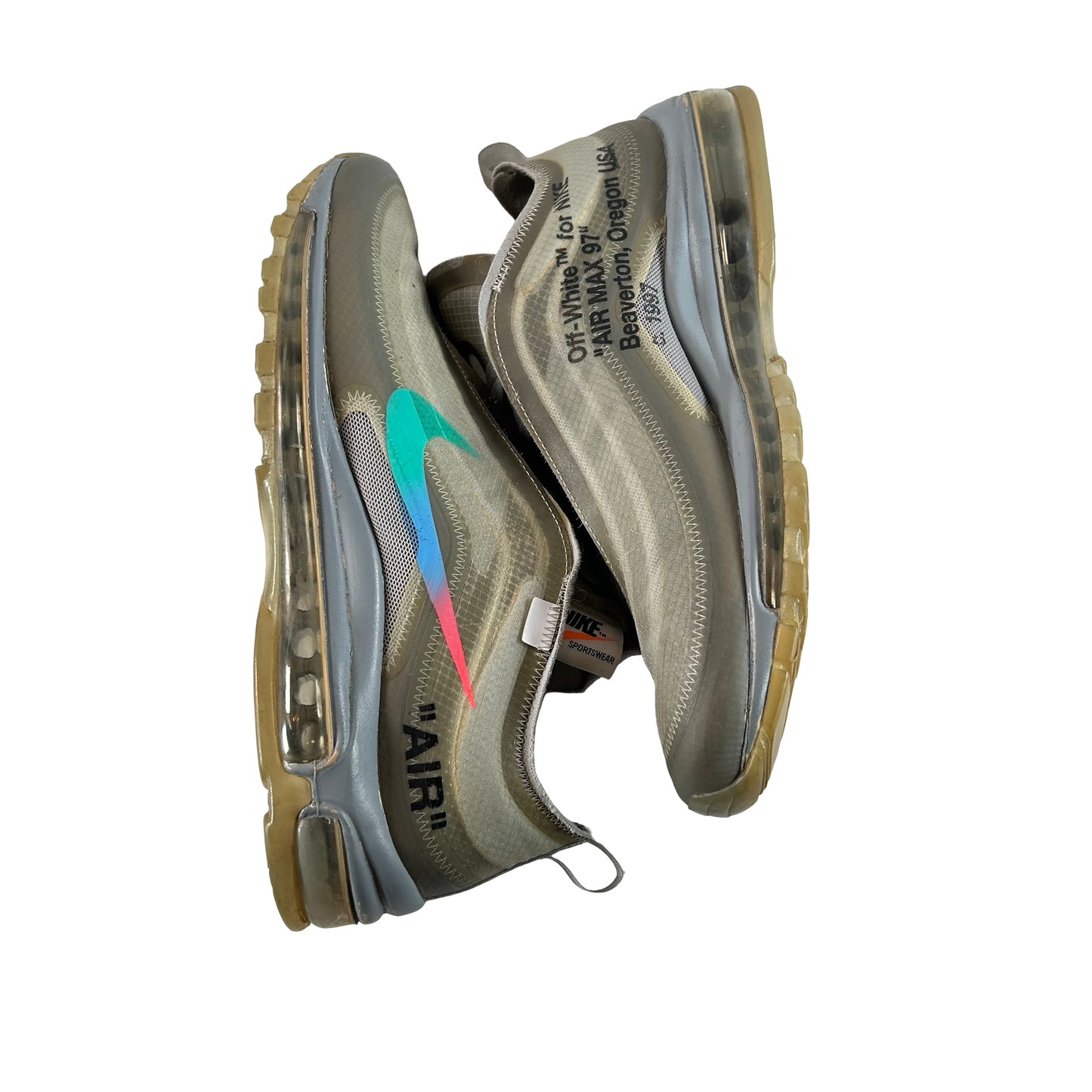 AJ4585 101 Nike Air Max 97 Off-White Menta [USED] - 9.5 M (Used) (Replace Box)