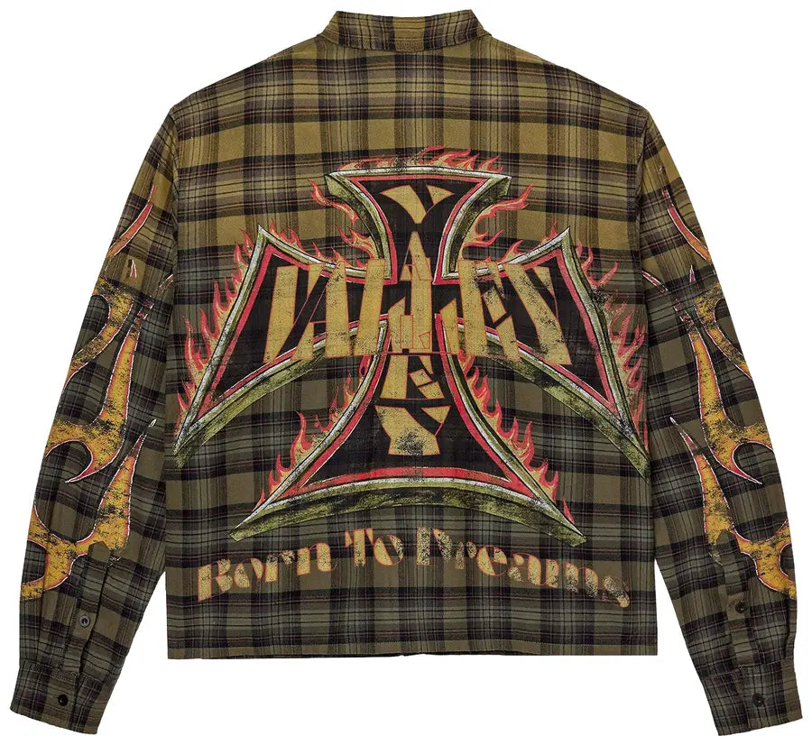 Vale Forever Reborn Flannel Green