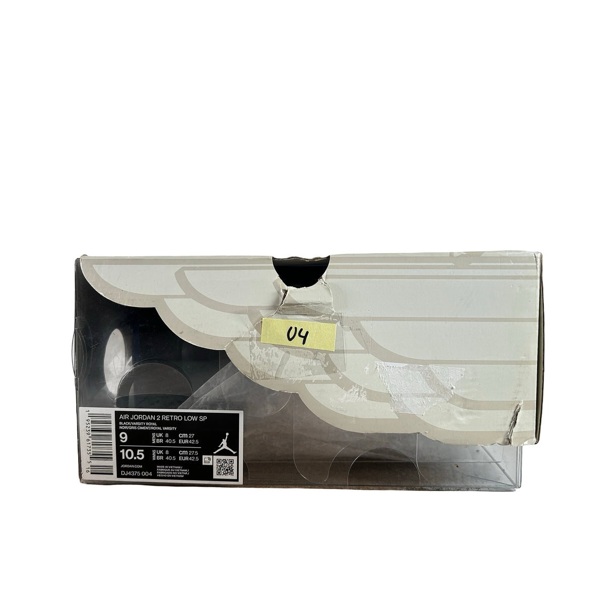 DJ4375 004 Jordan 2 Retro Low SP Off-White Black Blue [USED] - 9 M (Used4)
