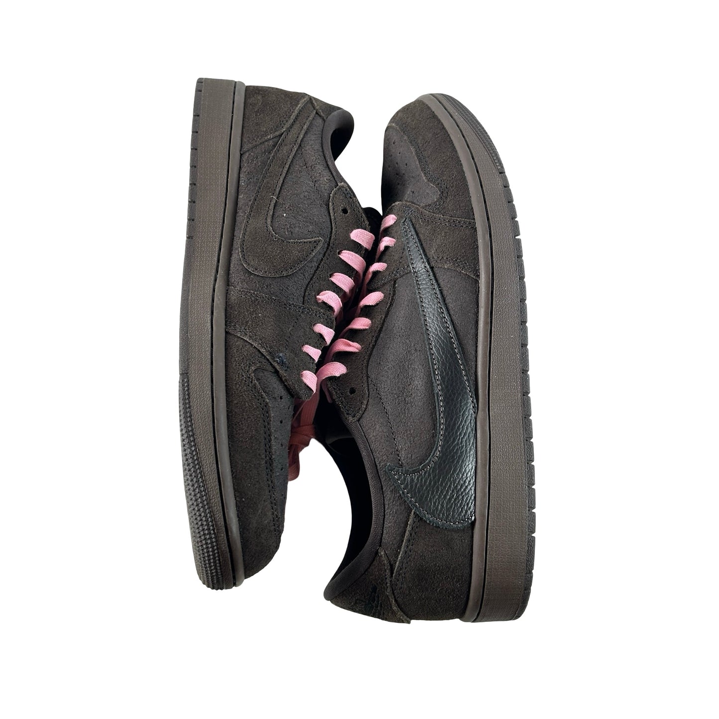 DM7866 202 Jordan 1 Retro Low OG SP Travis Scott Velvet Brown [USED] - 11.5 (Used) (No Box)