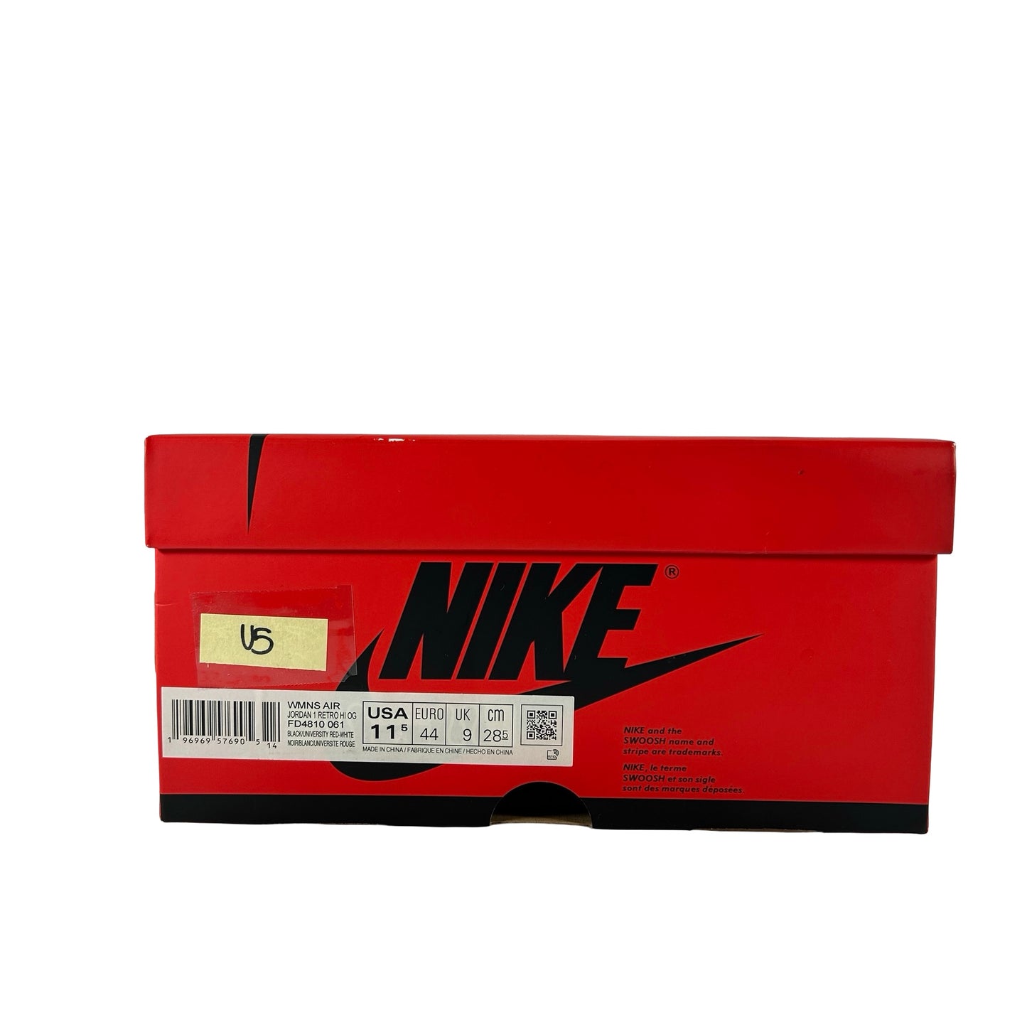 FD4810 061 Jordan 1 Retro High OG Satin Bred [USED] - 11.5 W (Used5)