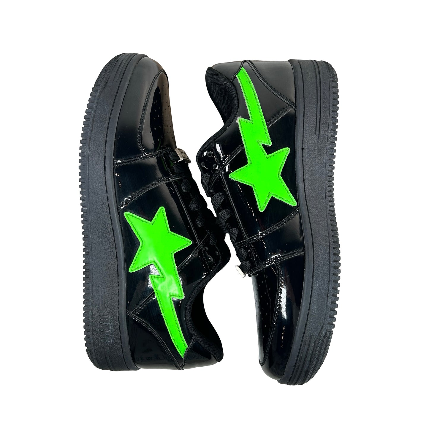 1G23191912 BLK A Bathing Ape Bape Sta Low Weeknd XO Black [USED] - 10.5 M (Used)