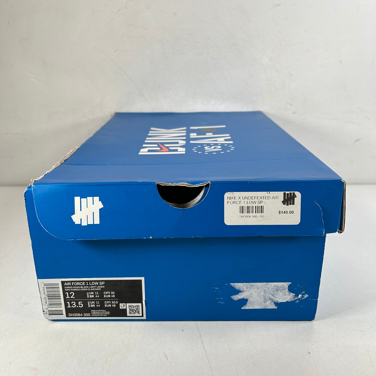 DH3064 300 Nike Air Force 1 Low SP Undefeated [USED] - 12 M (Used)