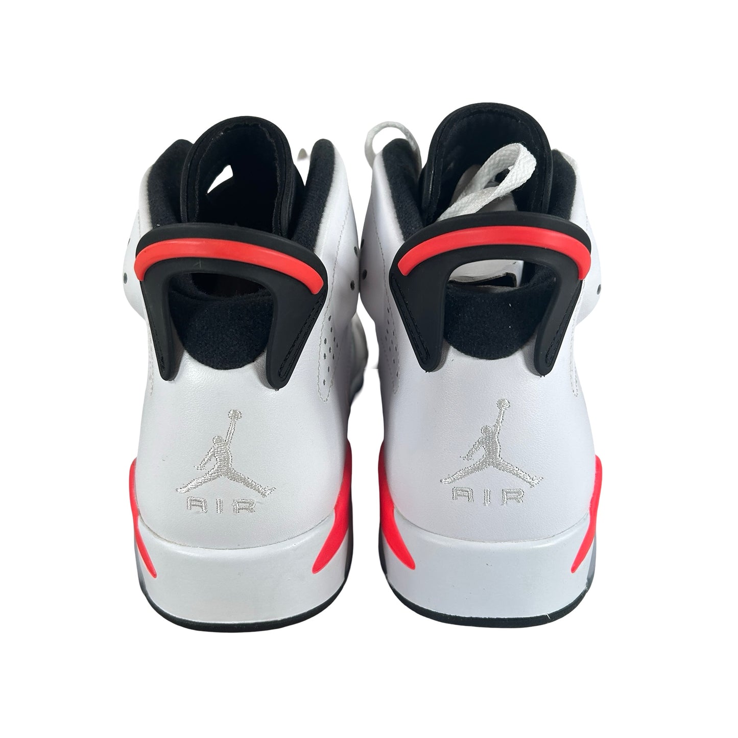 384664 123 Jordan 6 Retro Infrared White (2014) [CONDITIONAL] - 8 M (Yellowing)
