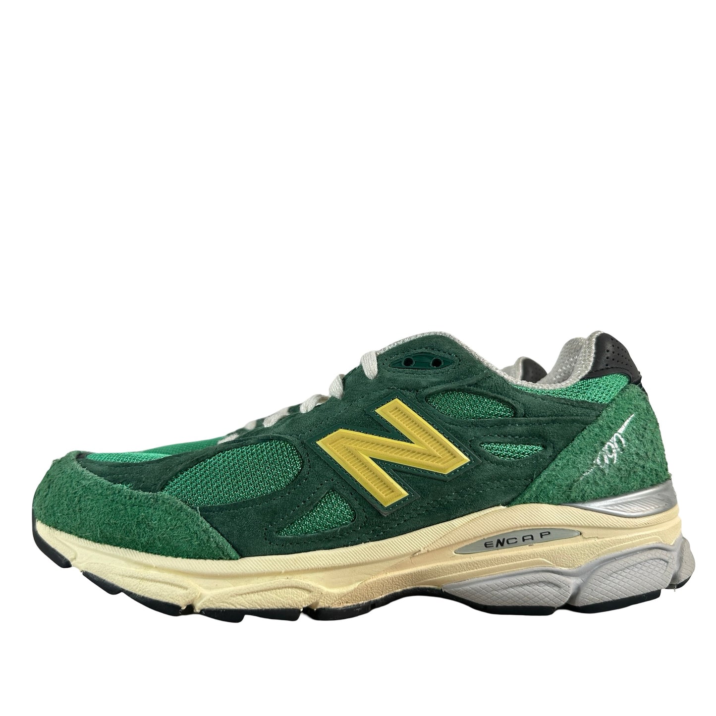 M990GG3 New Balance 990v3 MiUSA Varsity Green Gold [USED] - 7 M (Used)