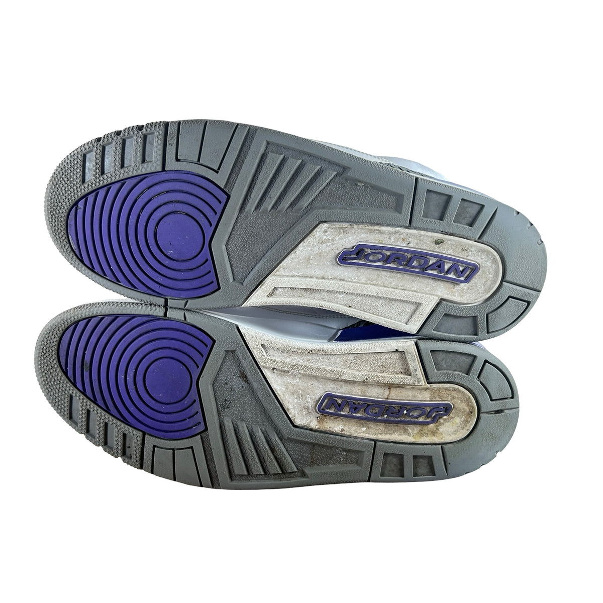 CT8532 105 Jordan 3 Retro Dark Iris [USED] - 12 M (Used) (No Box)