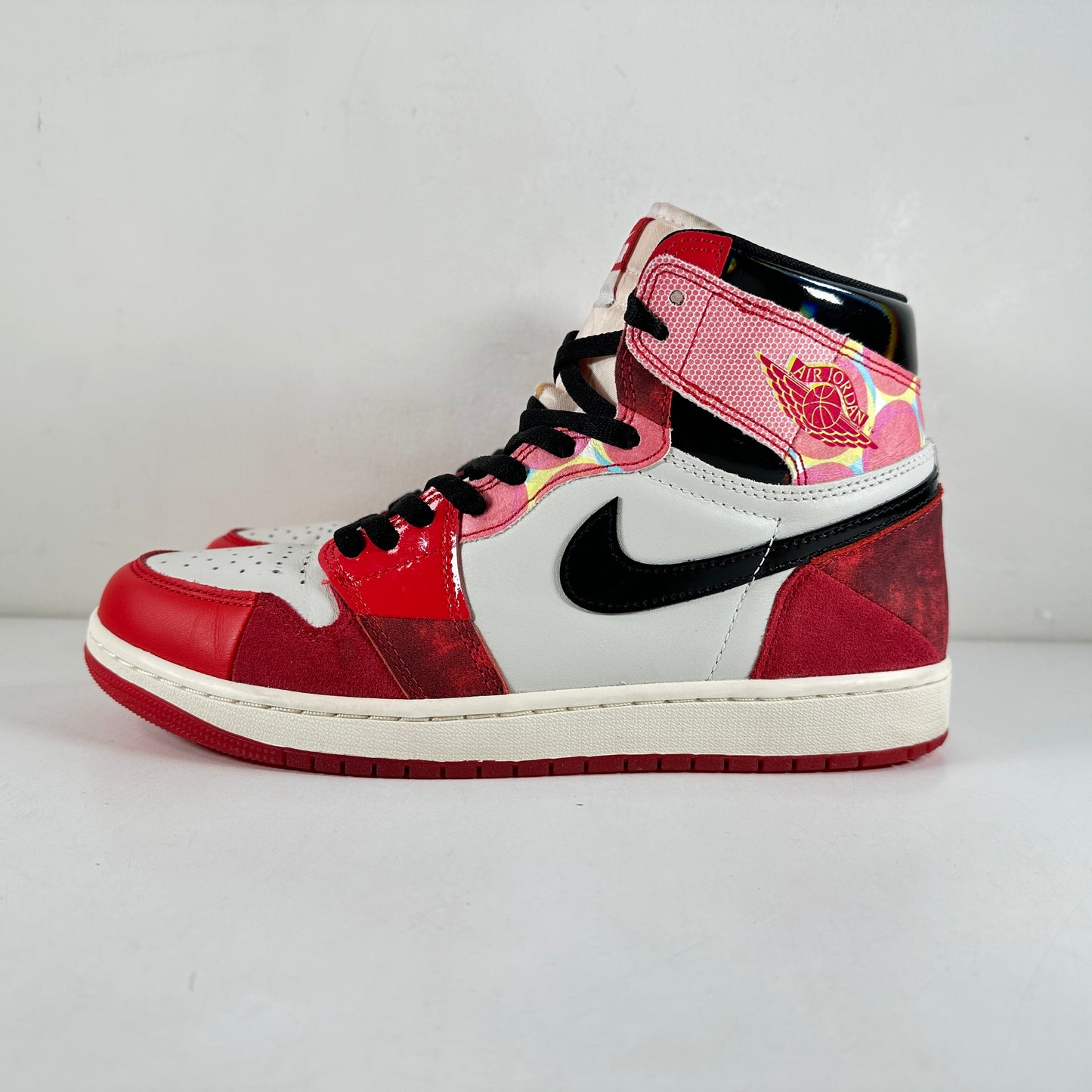 DV1748 601 Jordan 1 Hi Spider-Man Across the Spider-Verse [USED] - 9.5 M (Used)