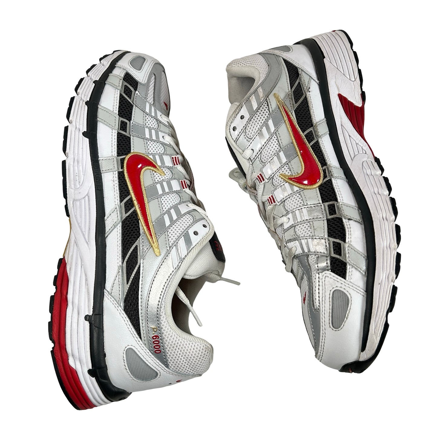 CD6404 102 Nike P-6000 Platinum Varsity Red [USED] - 13 M (Used) (No Box)