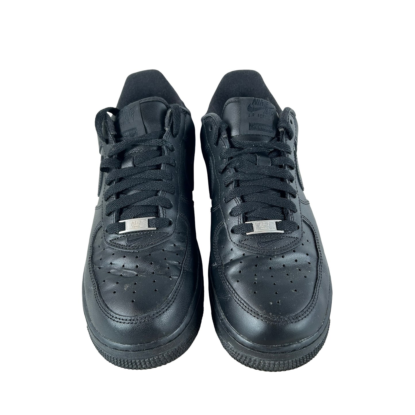 CU9225 001 Air Force 1 Low Supreme Black [USED] - 9 M (Used5)
