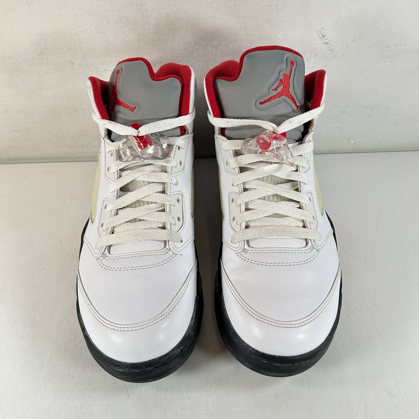 136027 100 Jordan 5 Retro Fire Red (2013) [USED] - 9.5 M (Used)