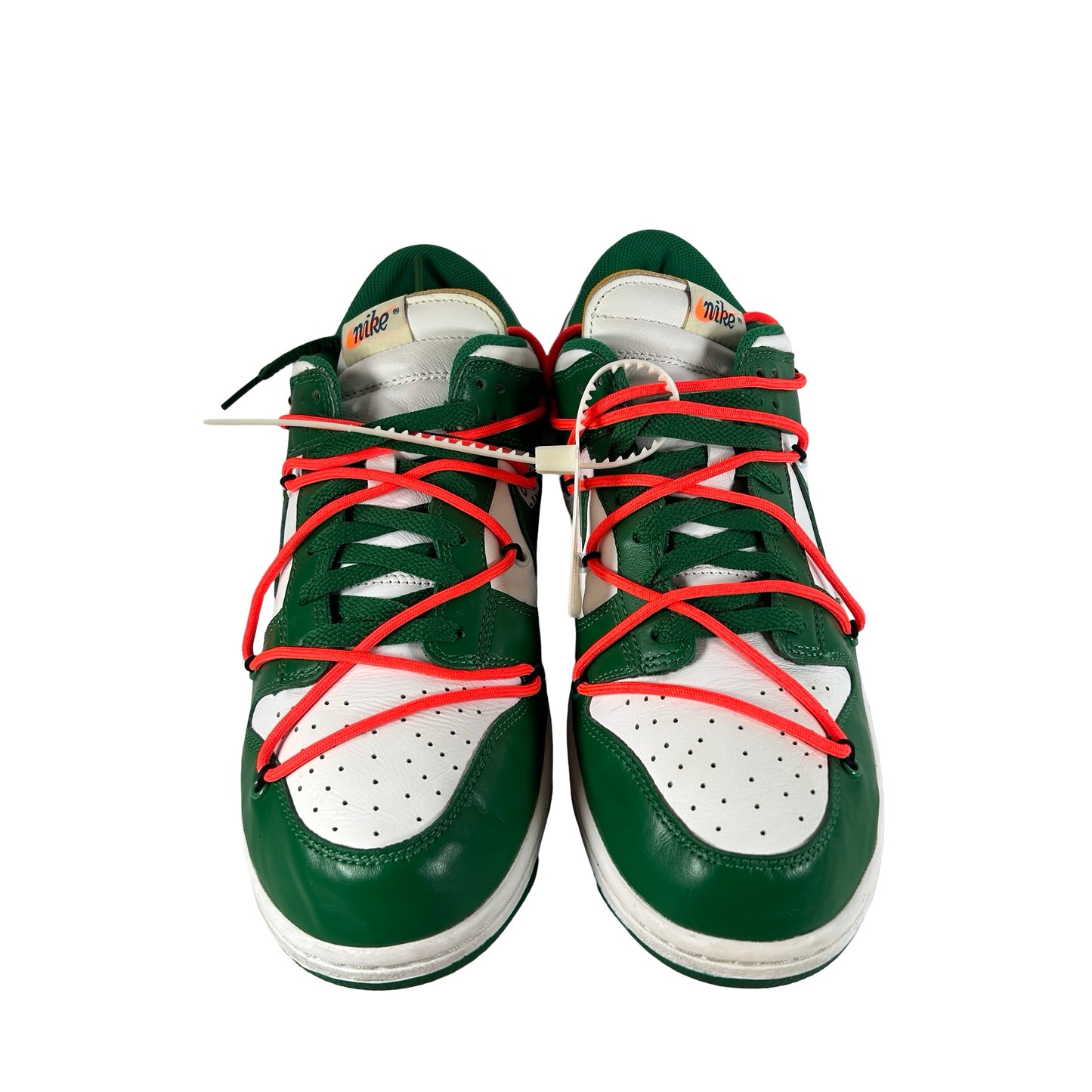 CT0856 100 Nike Dunk Low Off-White Green [USED] - 12 M (Used)