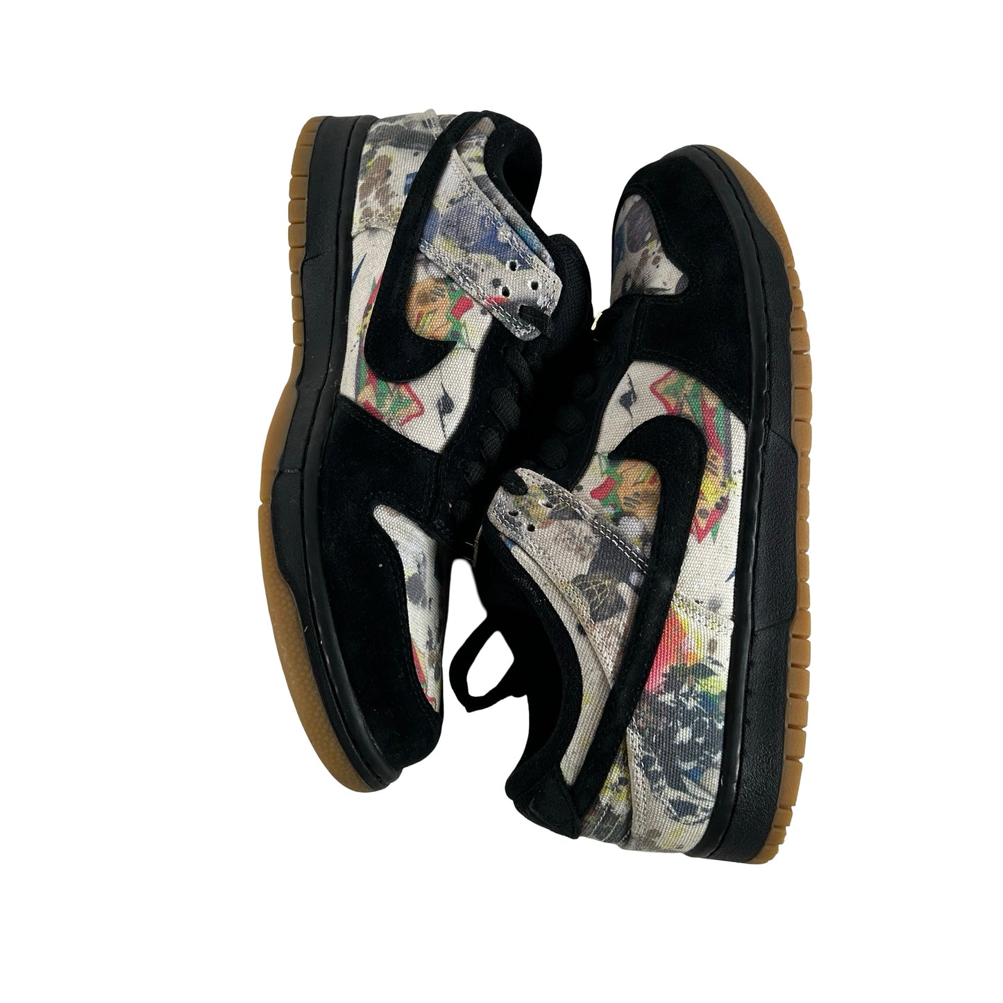 FD8778 001 Nike SB Dunk Low Supreme Rammellzee [USED] - 9 M (Used) (No Box)