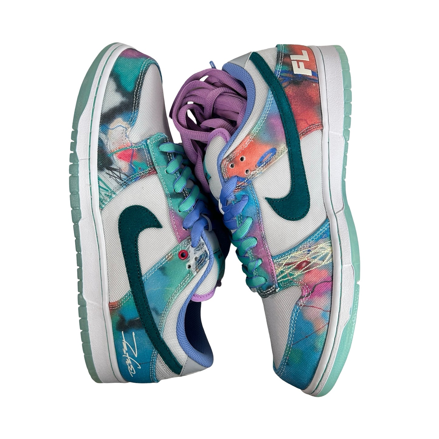 HF6061 400 Nike SB Dunk Low Futura Laboratories Bleached Aqua [CONDITIONAL] - 11 M (Mark on inner midsole)