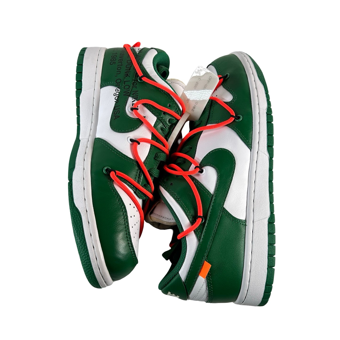CT0856 100 Nike Dunk Low Off-White Green [USED] - 9.5 M (VNDS)