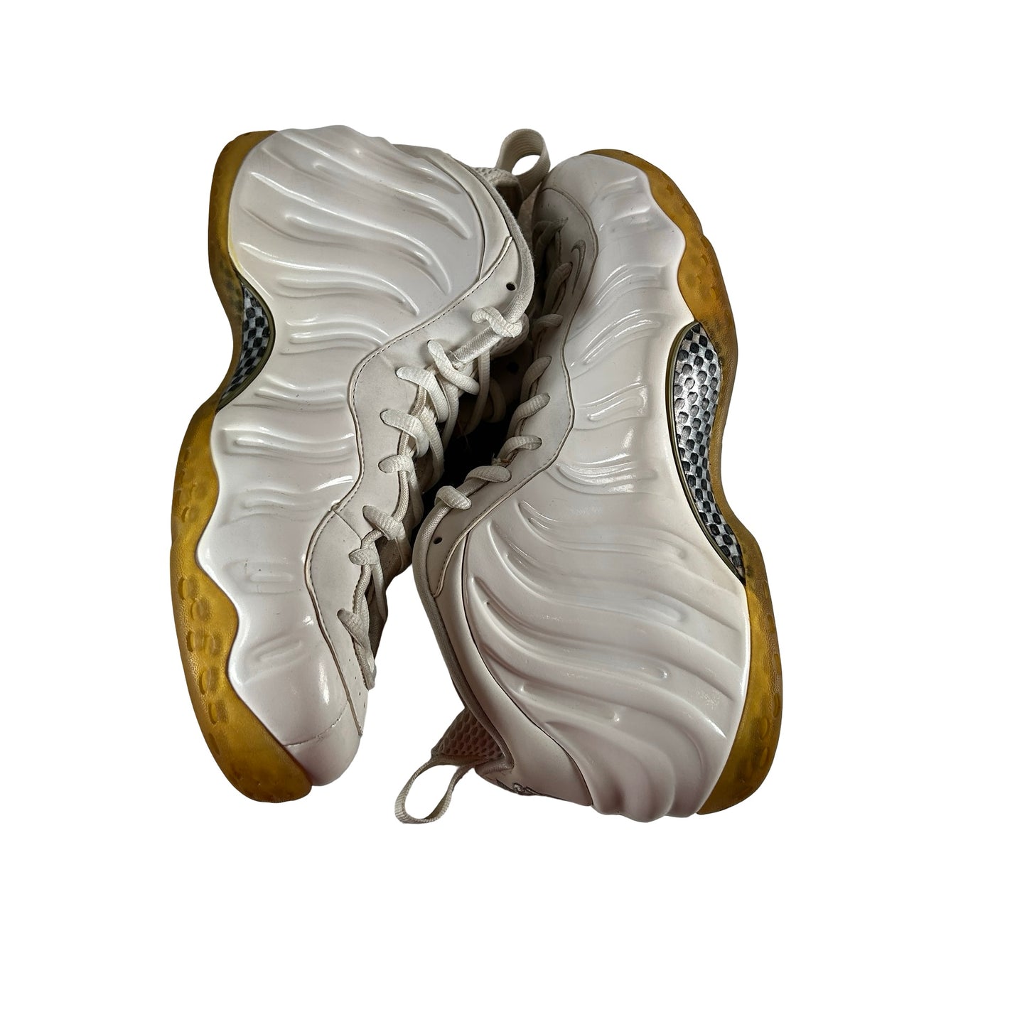 314996 100 Nike Air Foamposite One White Out [USED] - 12 M (Used)
