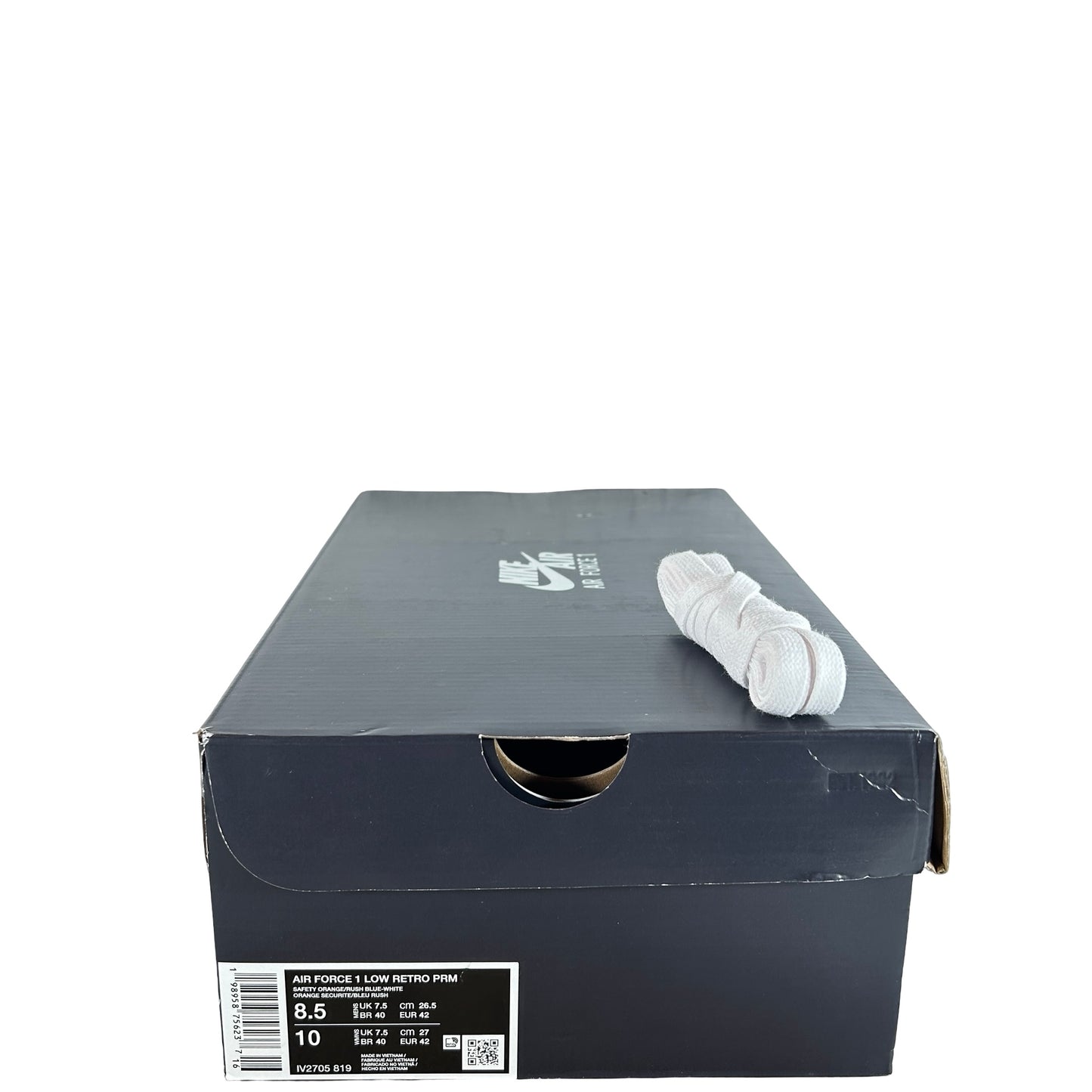 IV2705 819 Nike Air Force 1 Low Retro Premium NYC Knicks [USED] - 8.5 M (Used)