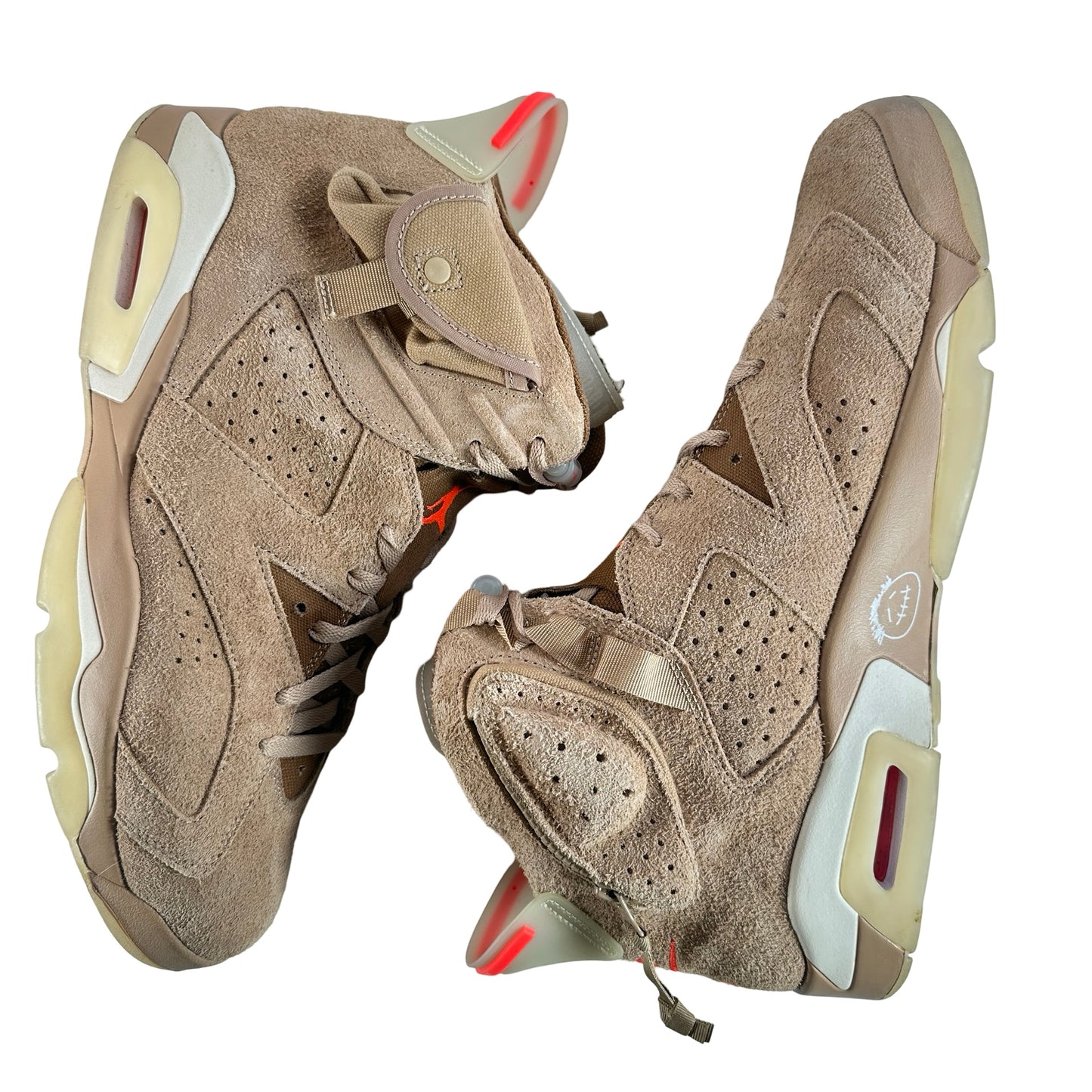 DH0690 200 Jordan 6 Retro Travis Scott British Khaki [USED] - 13 M (Used6)