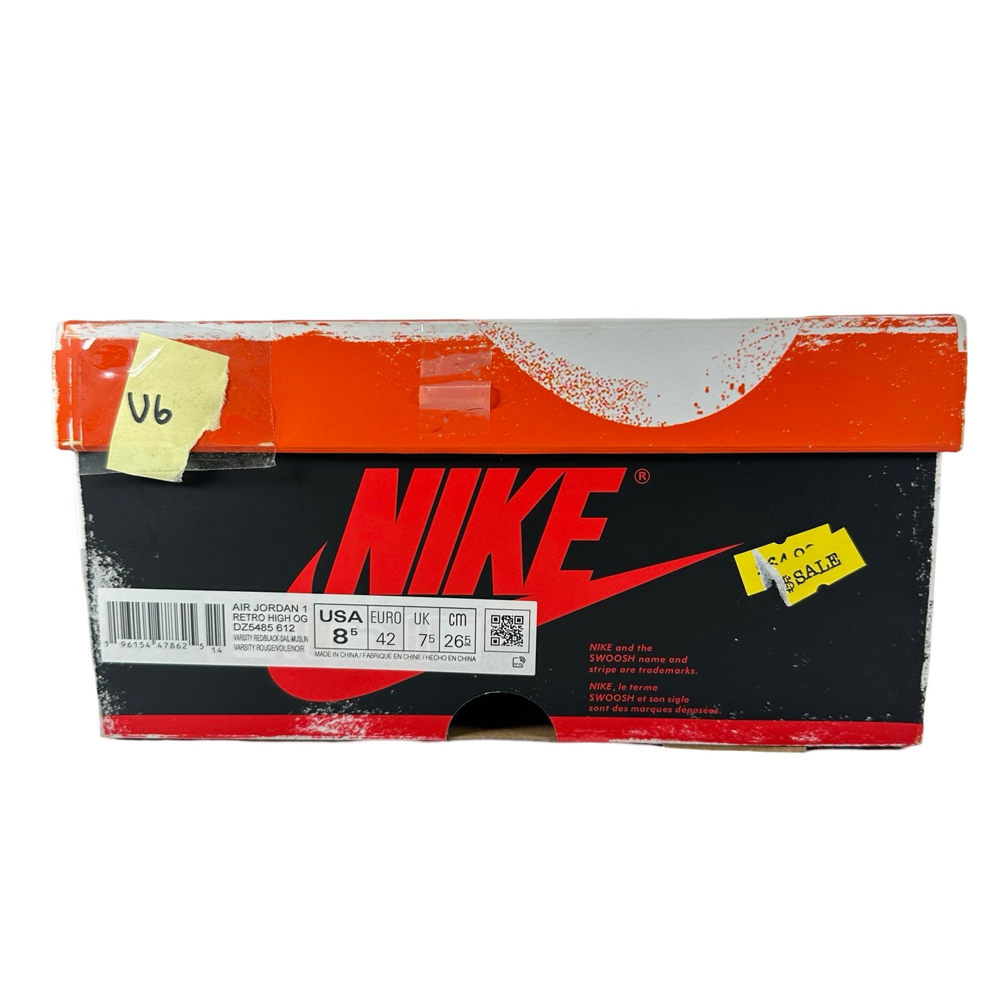 DZ5485 612 Jordan 1 Retro High OG Chicago Lost and Found [USED] - 8.5 M (Used6)