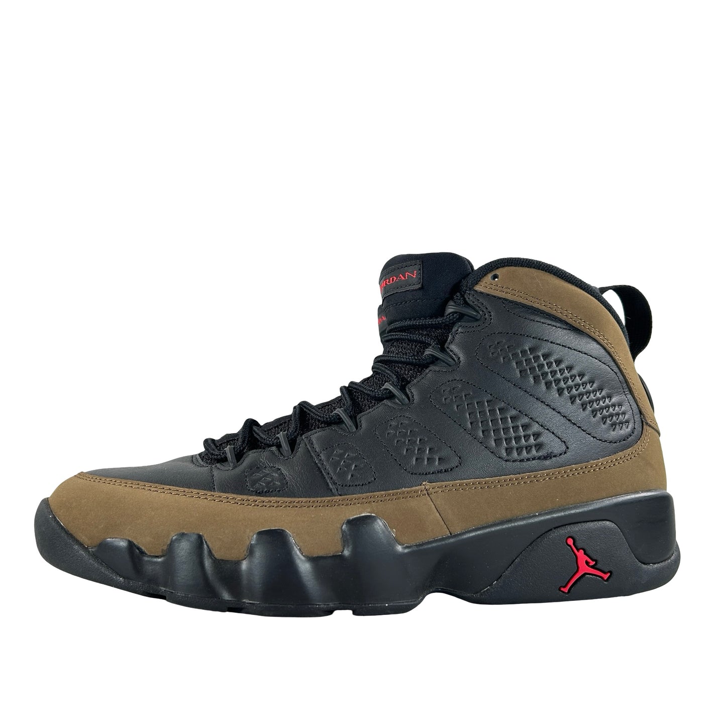 HV4794 030 Air Jordan 9 Retro Olive (2024) [USED] - 9 M (Used) (No Box)