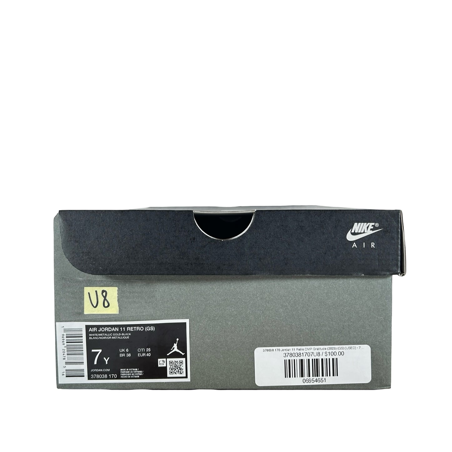 378038 170 Jordan 11 Retro DMP Gratitude (2023) (GS) [USED] - 7 Y (Used8)