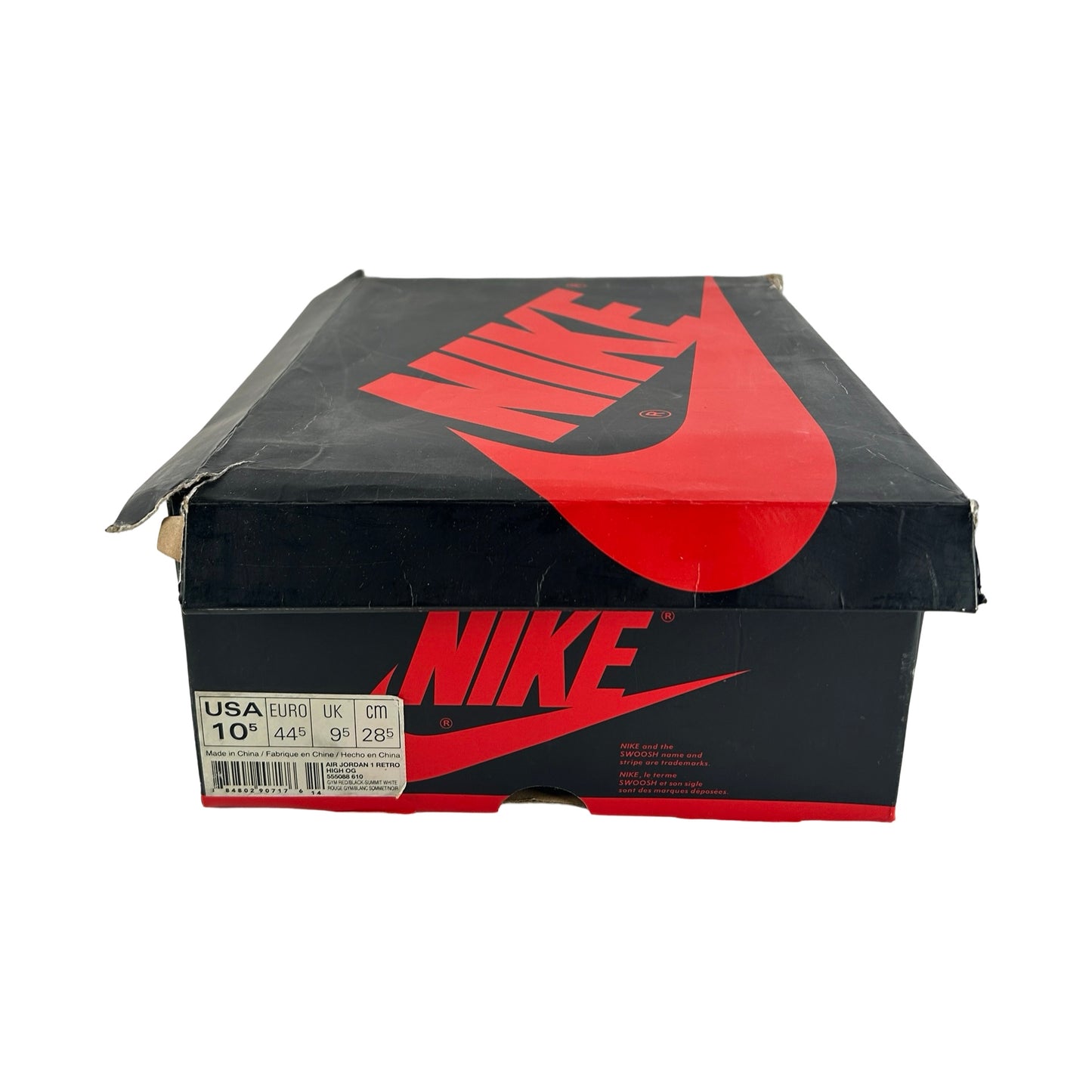 555088 610 Jordan 1 Bred Toe [USED] - 10.5 M (Used)