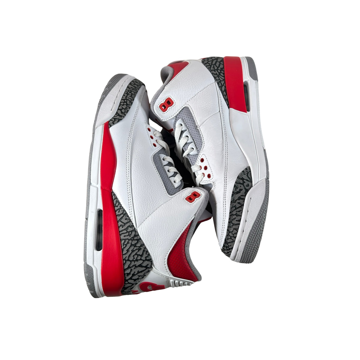 DN3707 160 Jordan 3 Retro Fire Red (2022) [USED] - 10 M (Used11)
