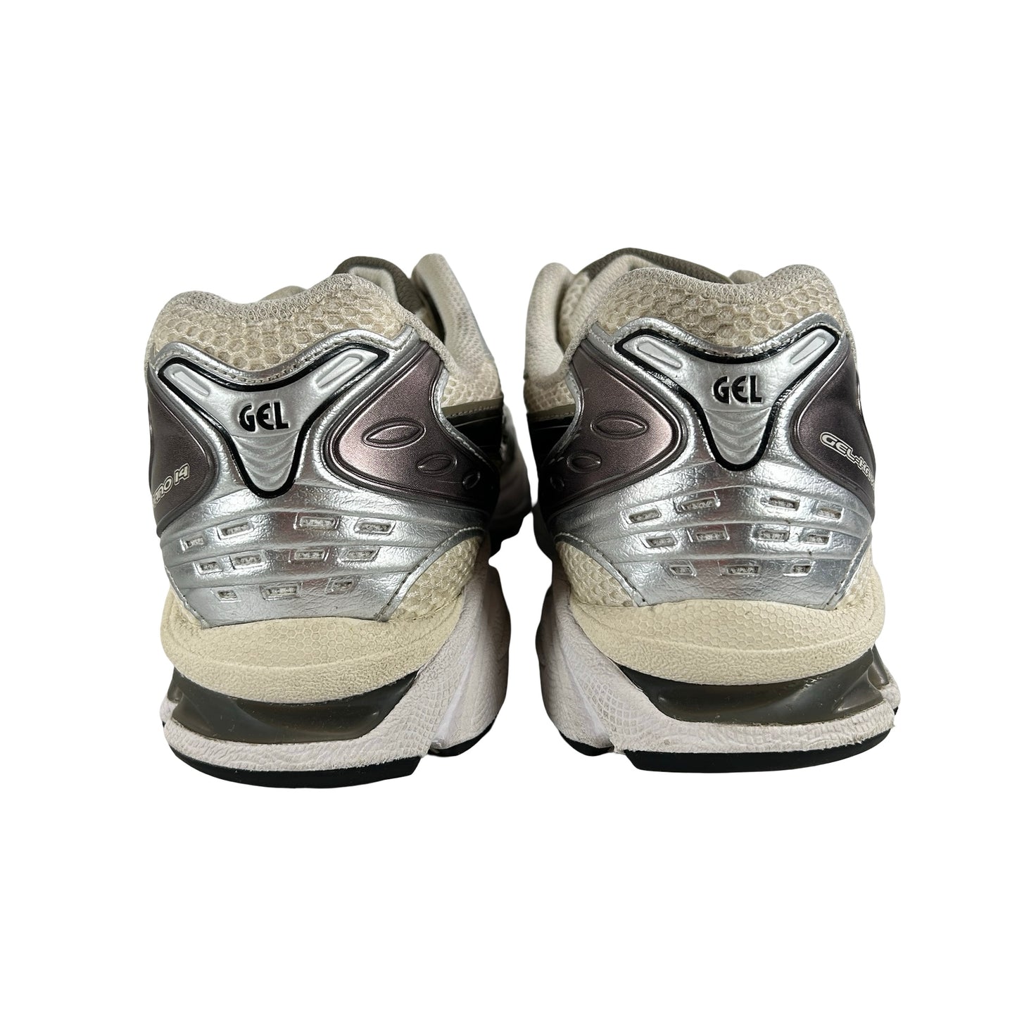 1201A019 108 ASICS Gel-Kayano 14 Cream Black Metallic Plum [USED] - 10 M (Used) (No Box) (No Insoles)