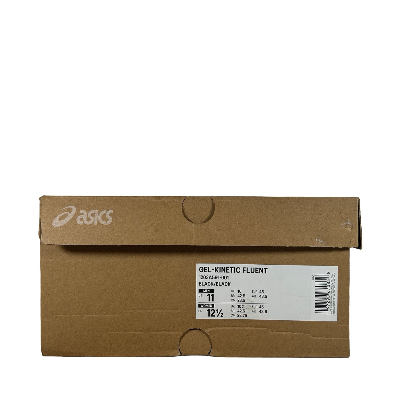 1203A591 001 ASICS Gel-Kinetic Fluent Black Gold [USED] - 11 M (Used)