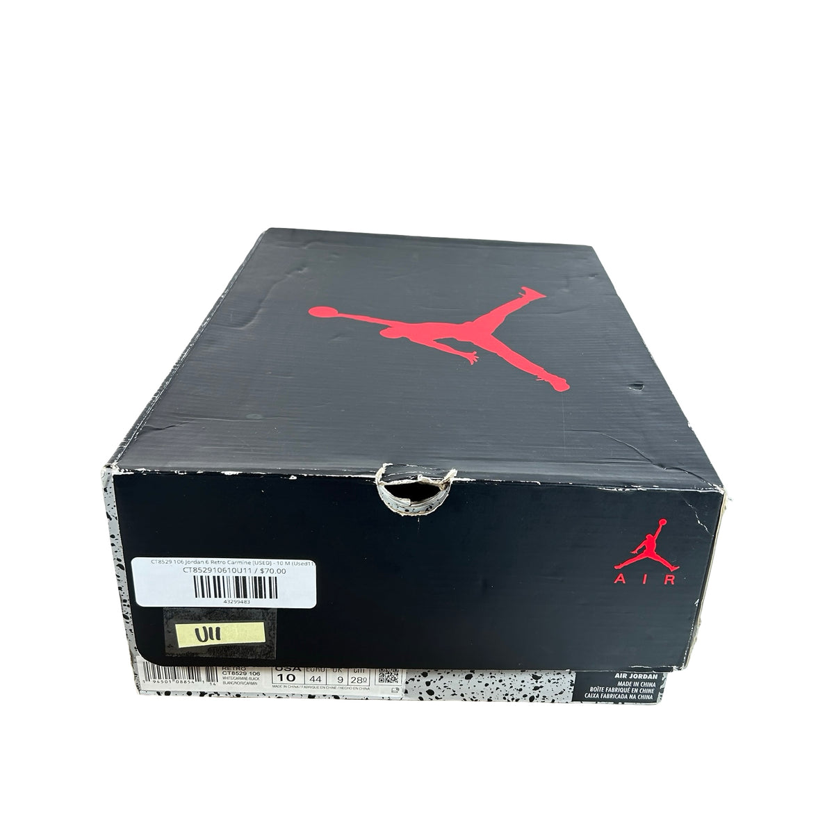 CT8529 106 Jordan 6 Retro Carmine [USED] - 10 M (Used11)