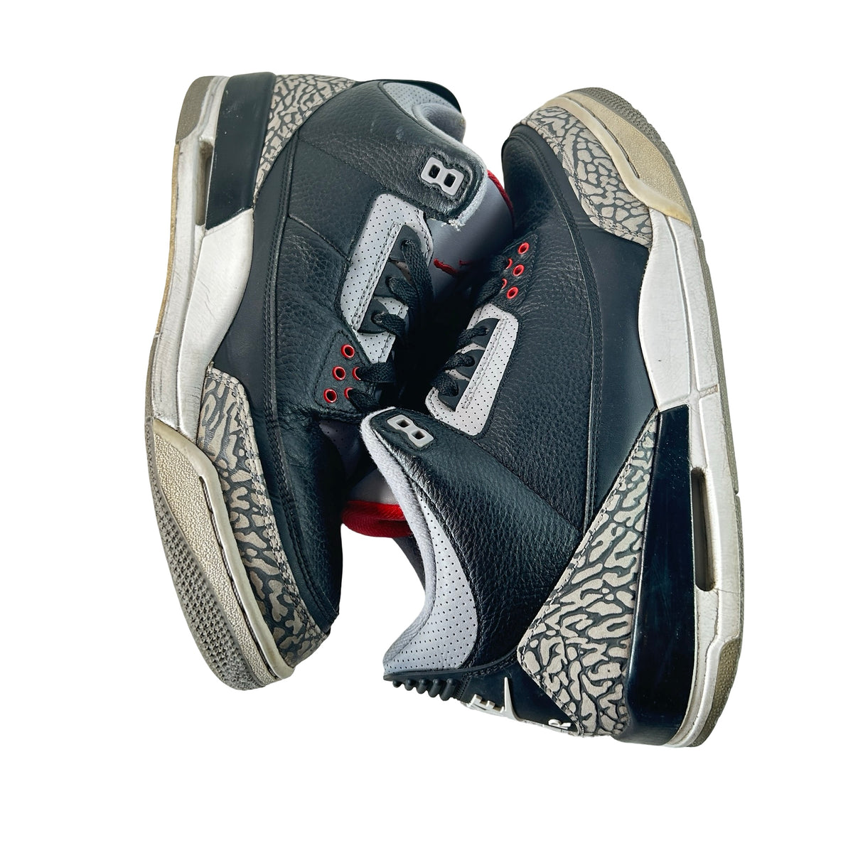 854262 001 Jordan 3 Black Cement 2018 [USED] - 11.5 M (Used2) (No Box2)
