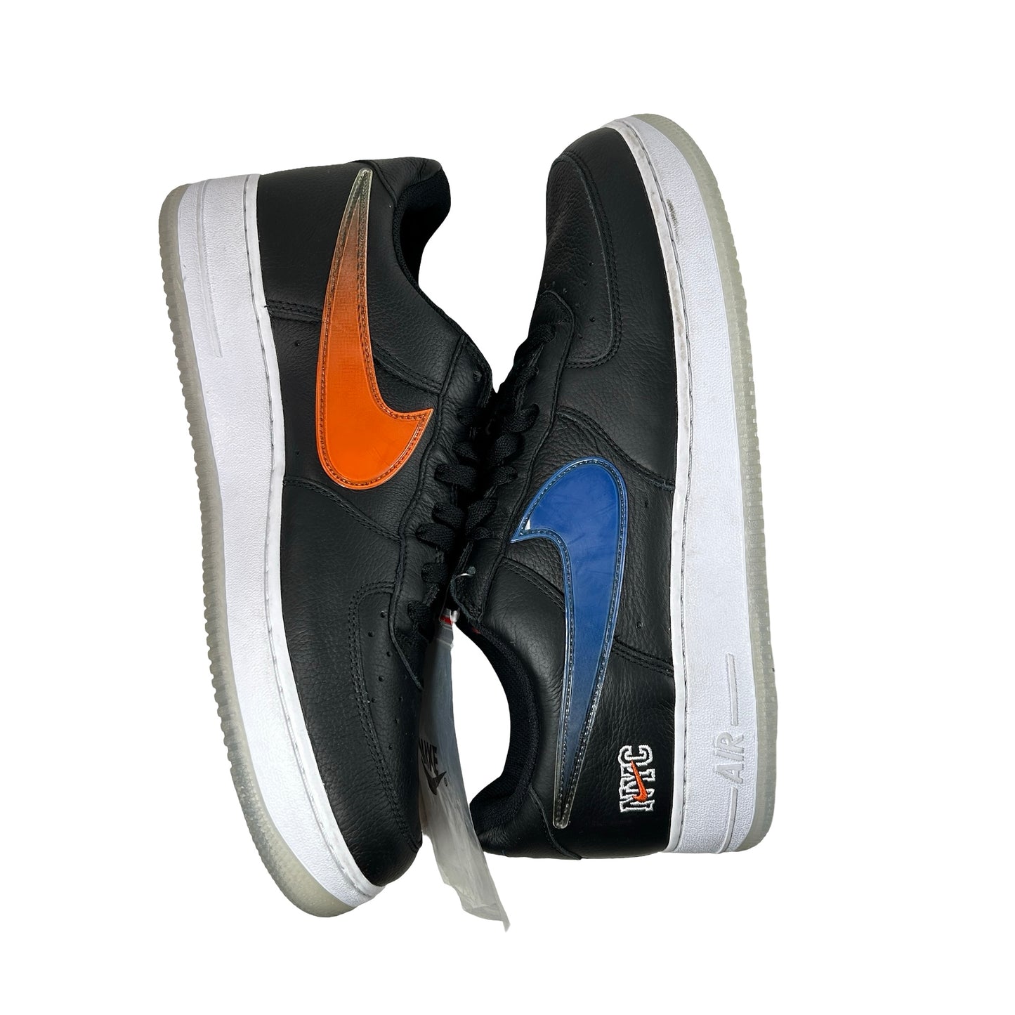 CZ7928 001 Nike Air Force 1 Low Kith Knicks Away Black [CONDITIONAL] - 14 M (Yellowing Soles) (No Box)