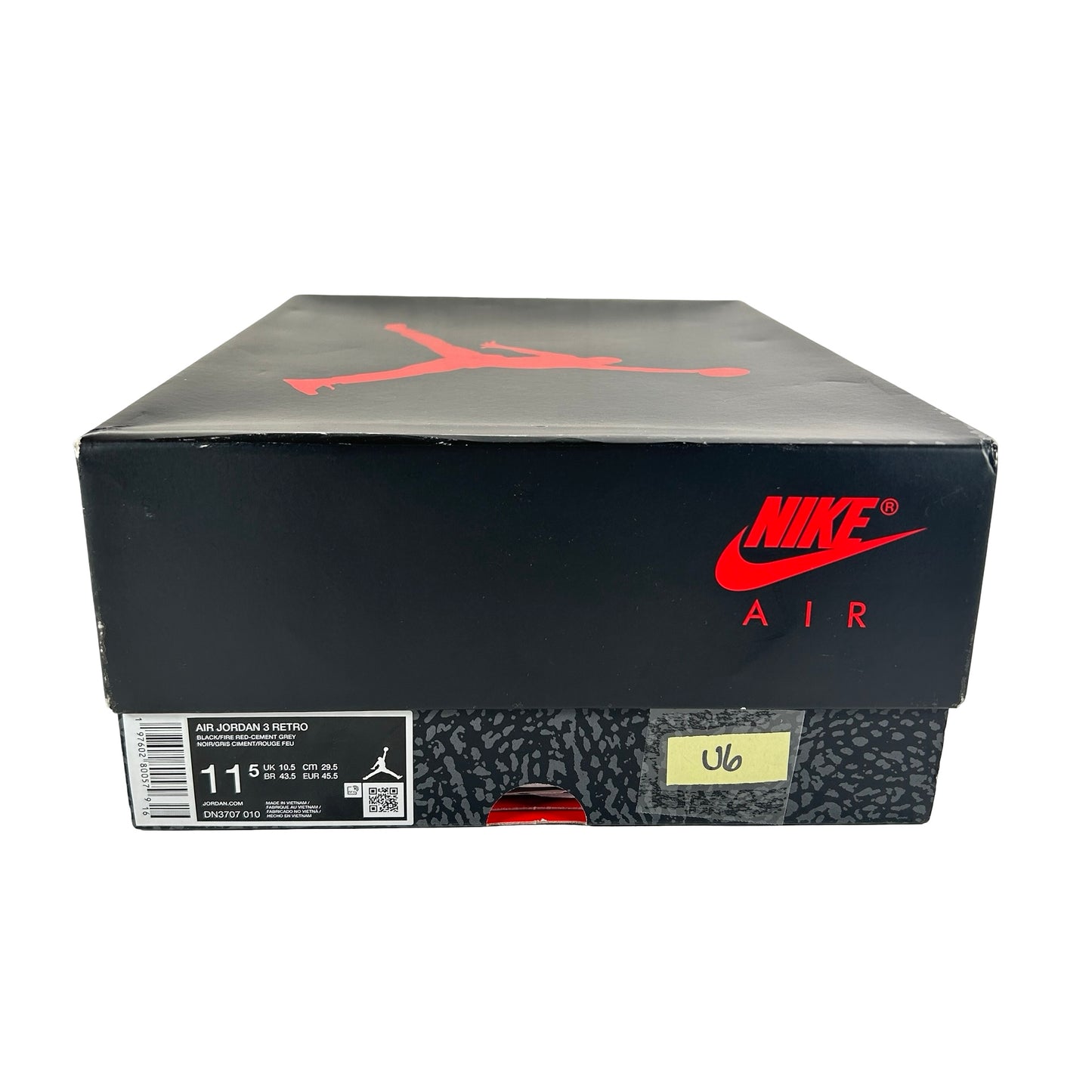 DN3707 010 Jordan 3 Retro Black Cement Reimagined (2024) [USED] - 11.5 M (Used6)