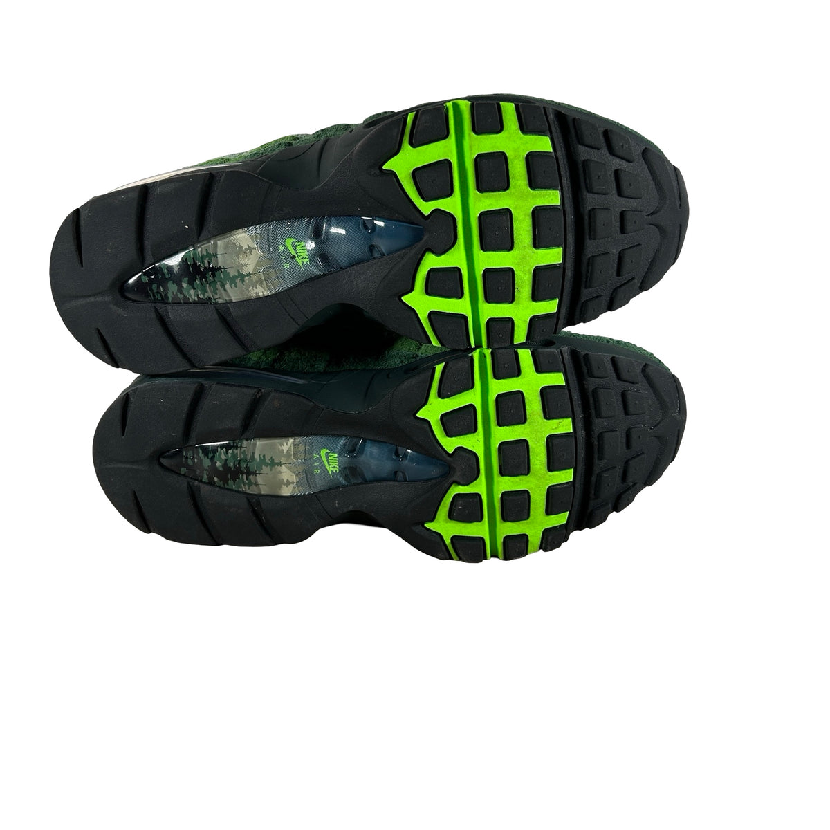 IQ3986 300 Nike Air Max 95 Big Bubble Ducks of a Feather Oregon Ducks The Woods [USED] - 8.5 M (Used3)
