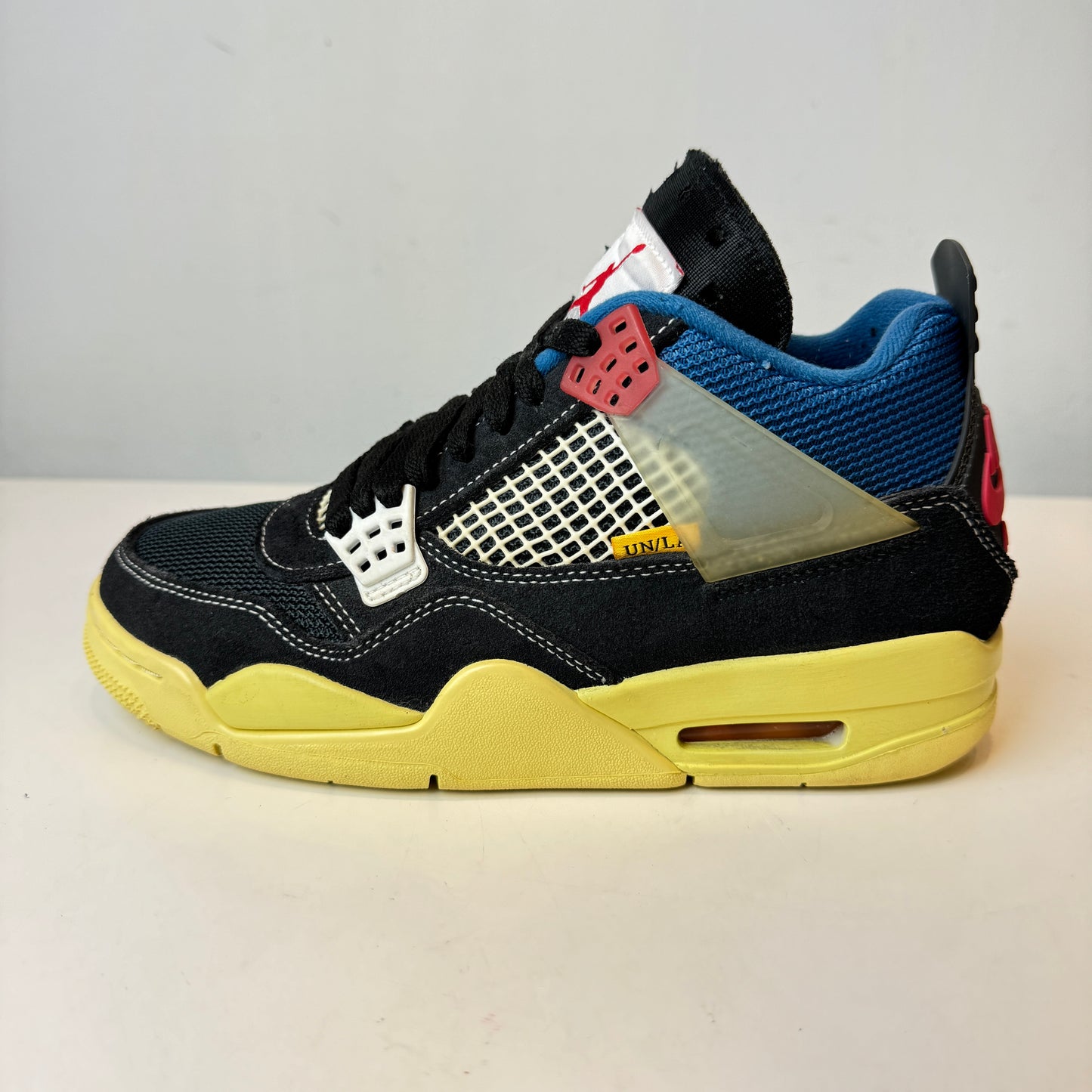 DC9533 001 Jordan 4 Retro Union Off Noir [USED] - 5 M (Used)