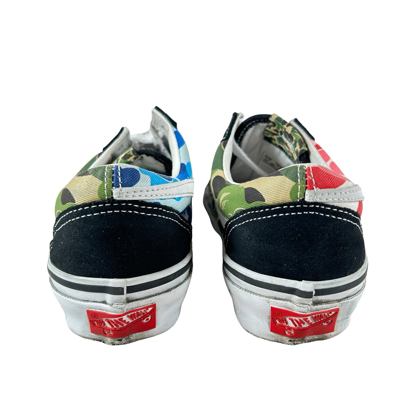VN000E6VE36 Vans LX Old Skool Bape ABC Multi-Camo [USED] - 7 M (Used) (No Box)