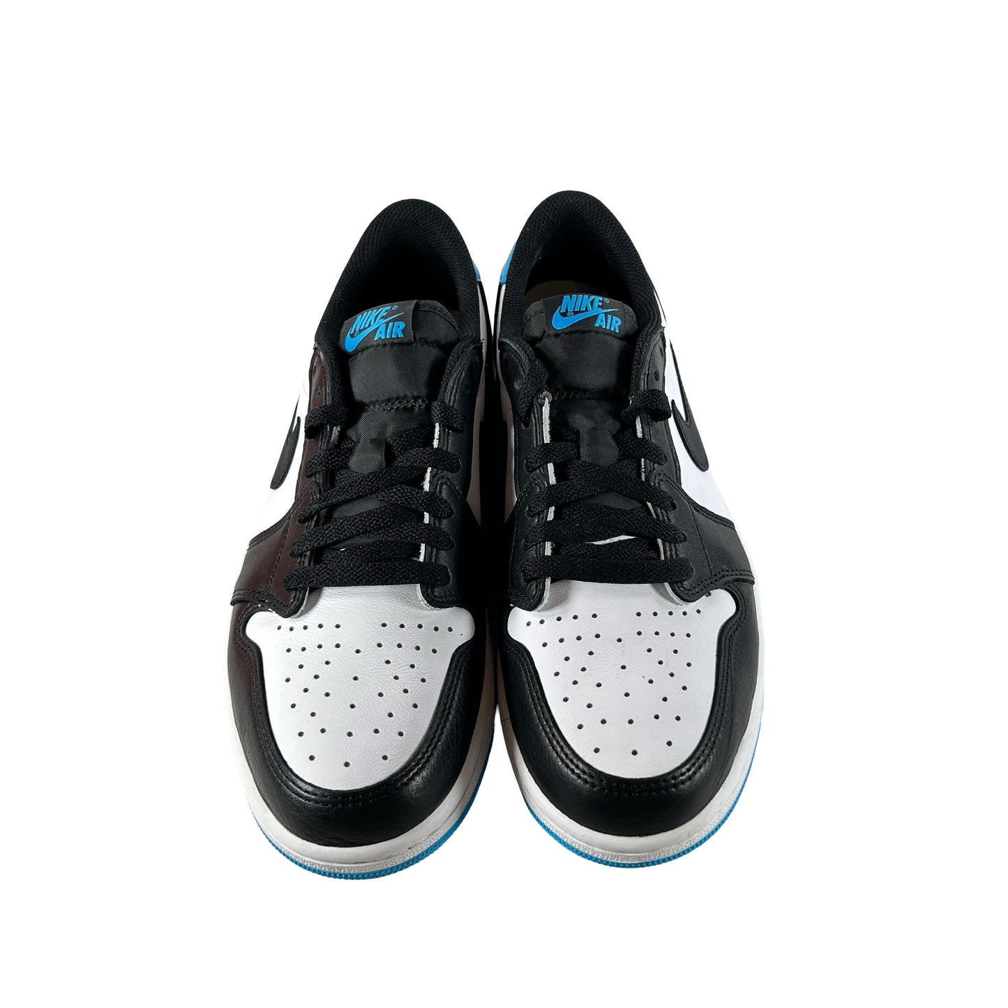 CZ0790 104 Jordan 1 Retro Low OG Black Dark Powder Blue [USED] - 10 M (Used2)